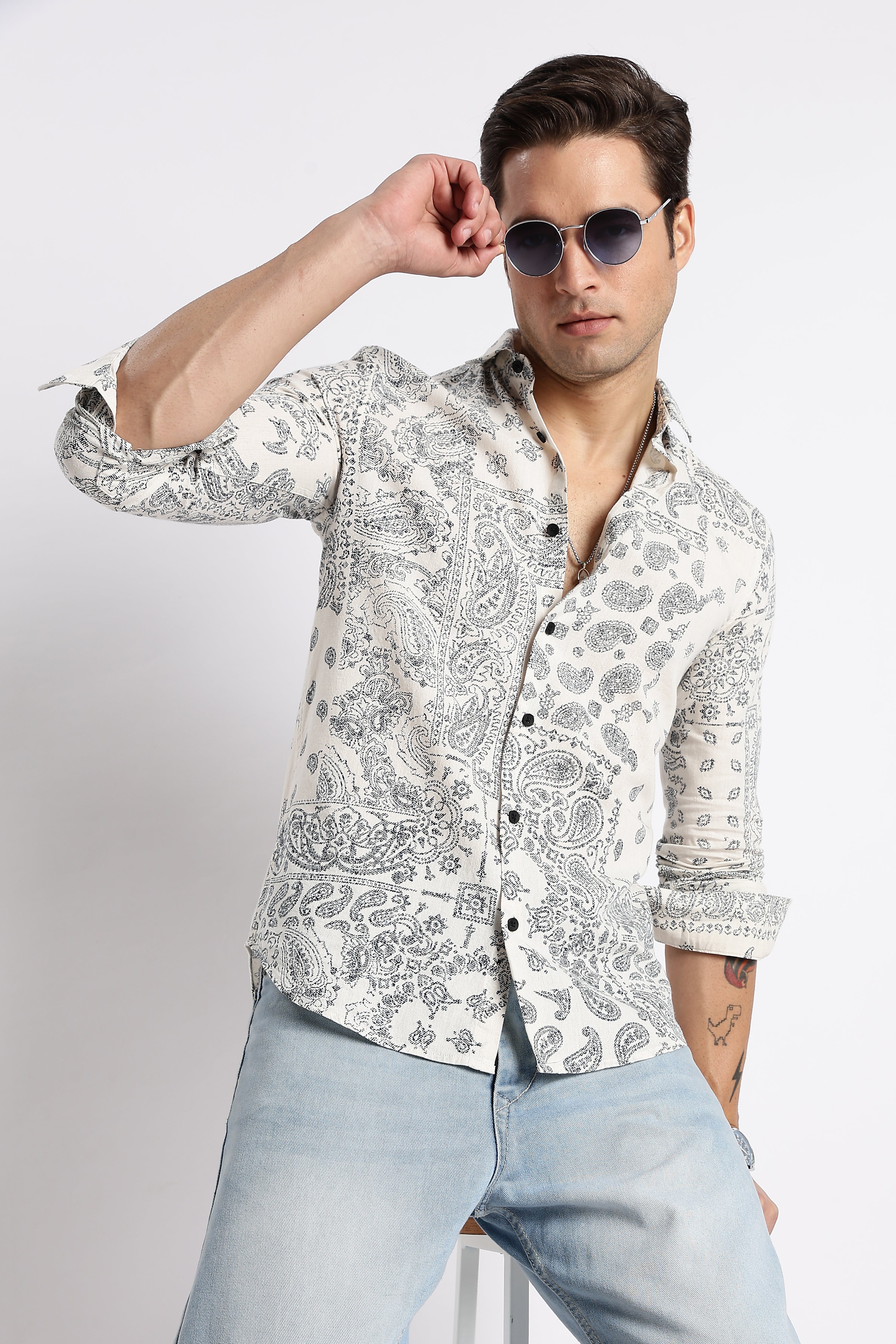 Men Paisley Print Shirt
