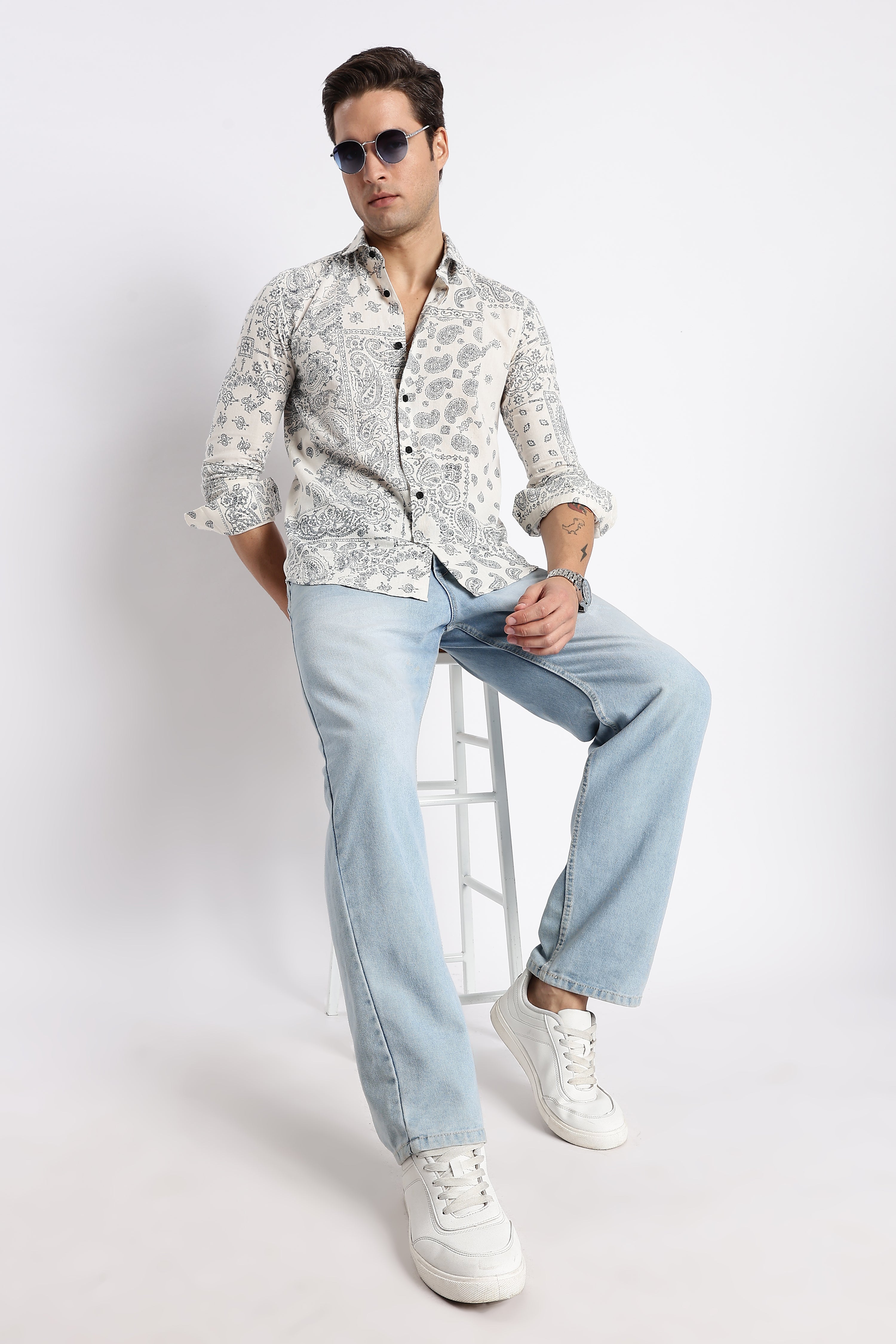 Men Paisley Print Shirt