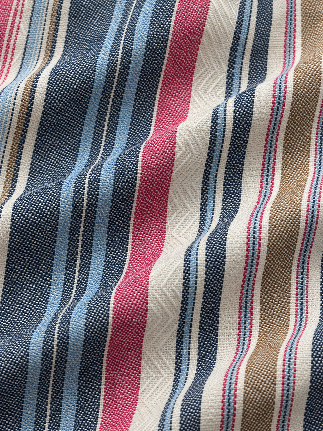 Women Multi Textured Retro Stripe Straight Dress
