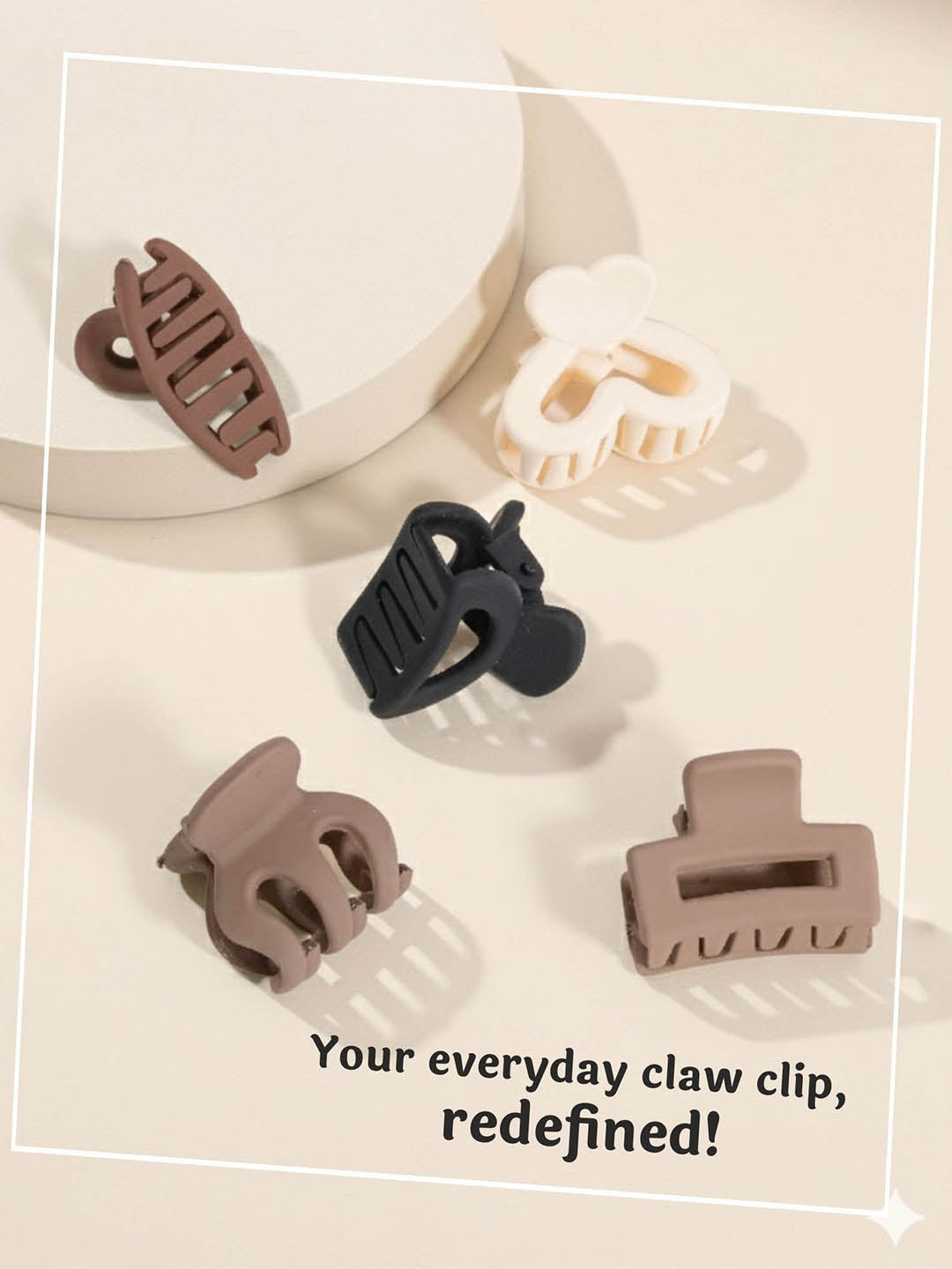 Mini Claw Clip Set Of 5