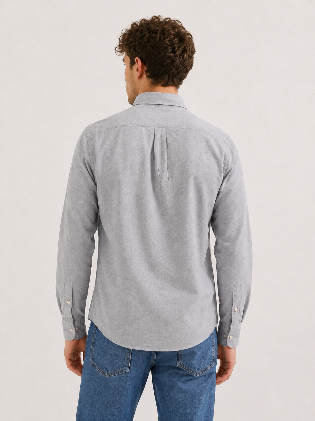Men Grey Regular Shirt