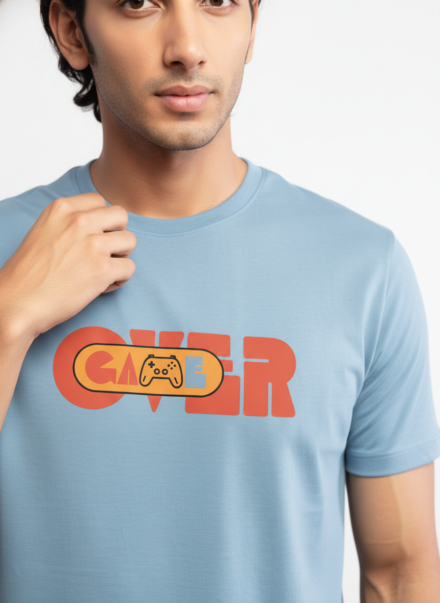 Men Regular Pure Cotton Printed T-Shirt