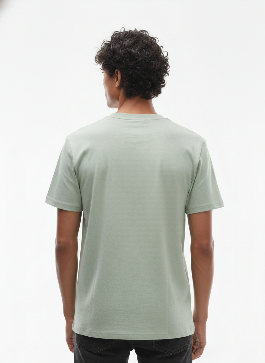 Men Regular Pure Cotton Printed T-Shirt