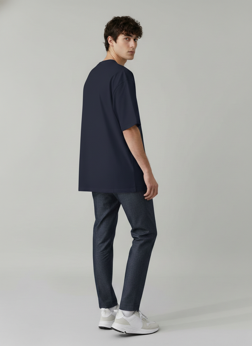 Men Oversized Cotton Printed T-Shirt