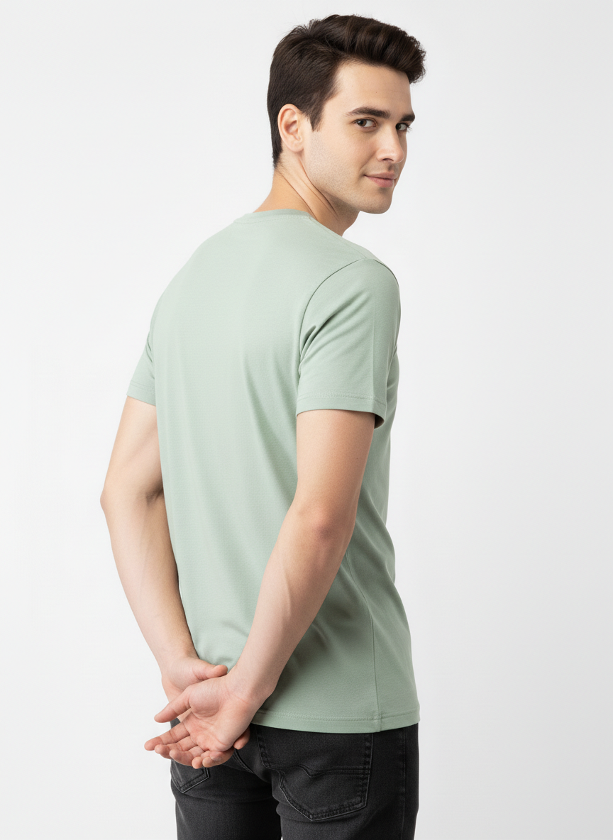 Men Regular Pure Cotton Printed T-Shirt