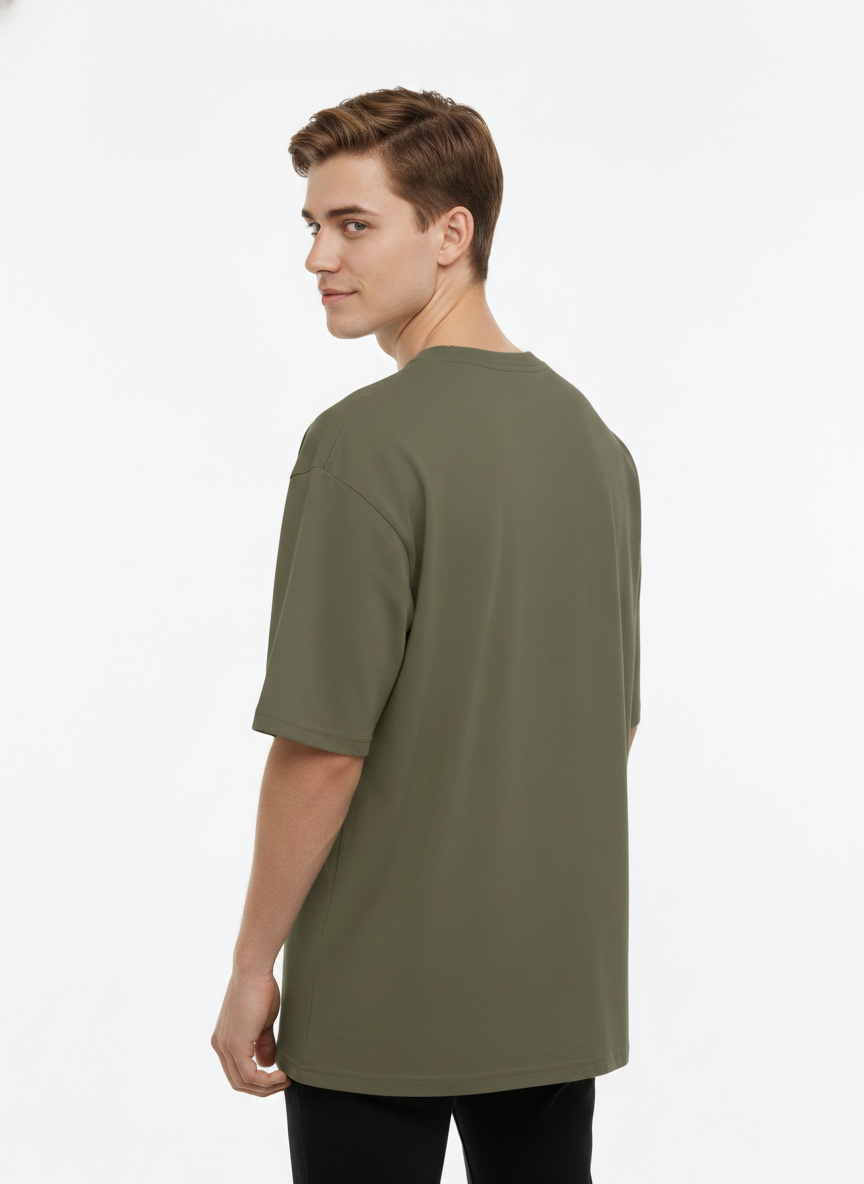 Men Oversized Cotton Printed T-Shirt
