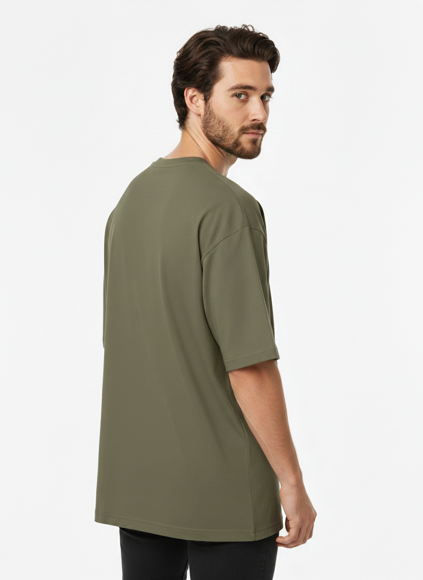 Men Oversized Cotton Printed T-Shirt
