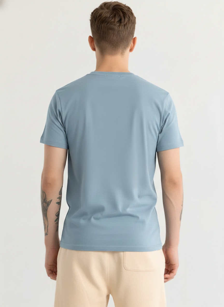 Men Regular Pure Cotton Printed T-Shirt