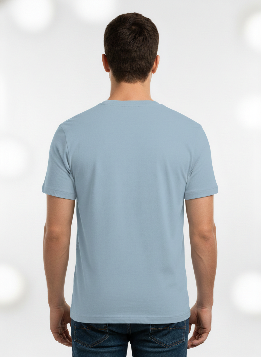 Men Regular Pure Cotton Printed T-Shirt