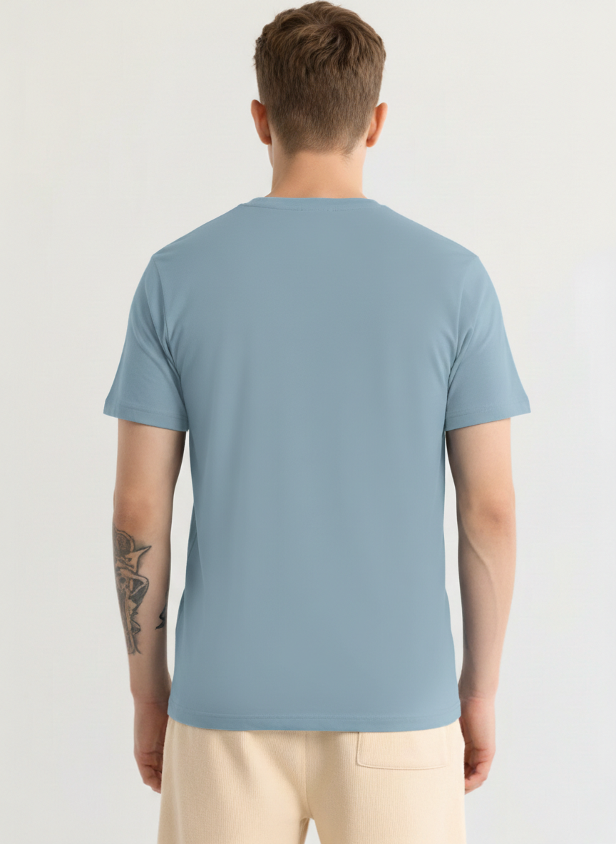 Men Regular Pure Cotton Printed T-Shirt