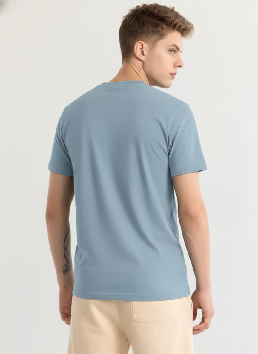 Men Regular Pure Cotton Printed T-Shirt