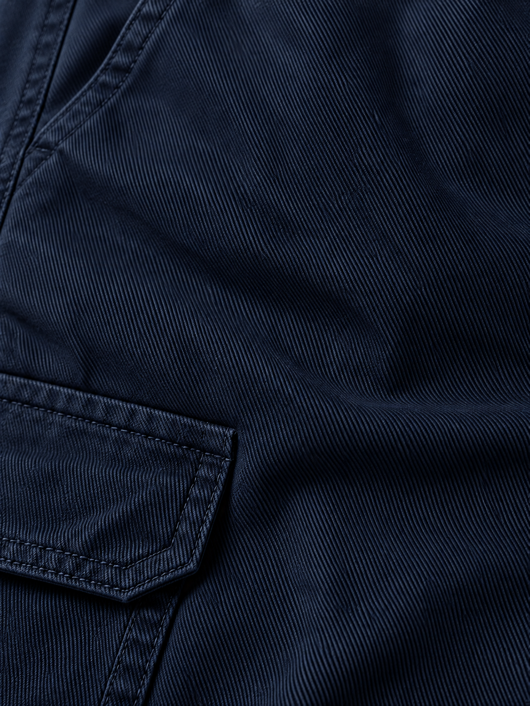 Men Dark Navy Cargo Pant