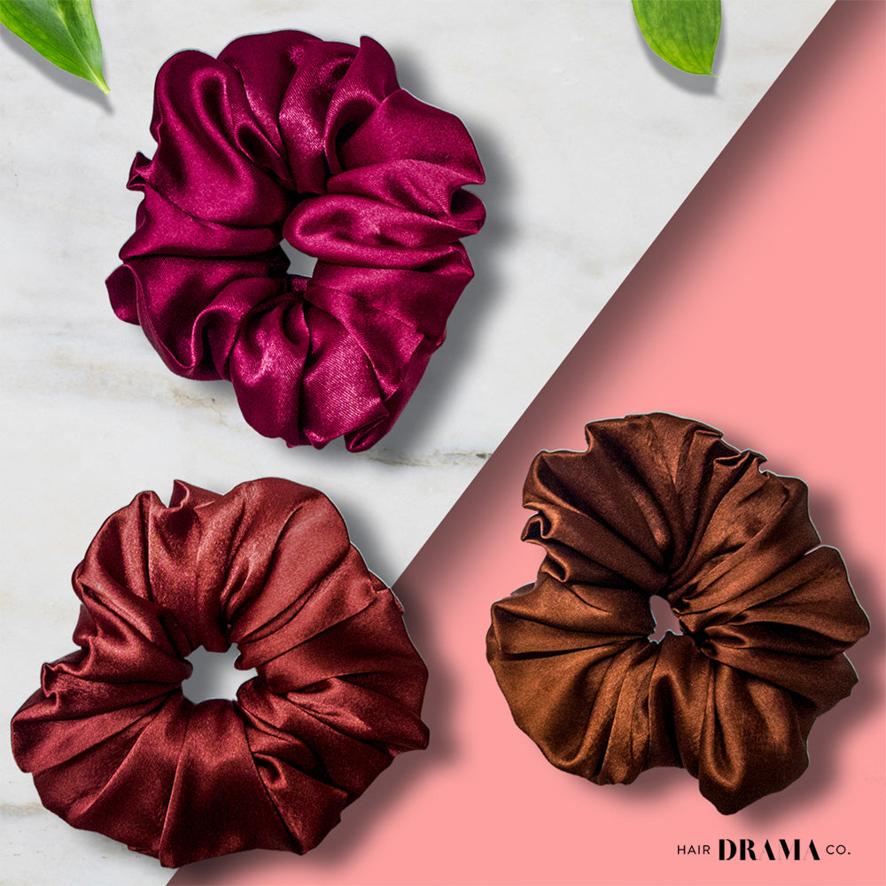 Ruby Scrunchies Set Of 3