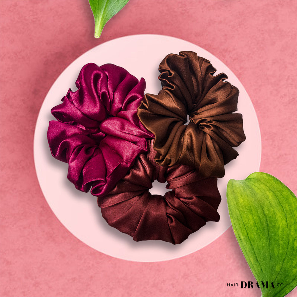 Ruby Scrunchies Set Of 3
