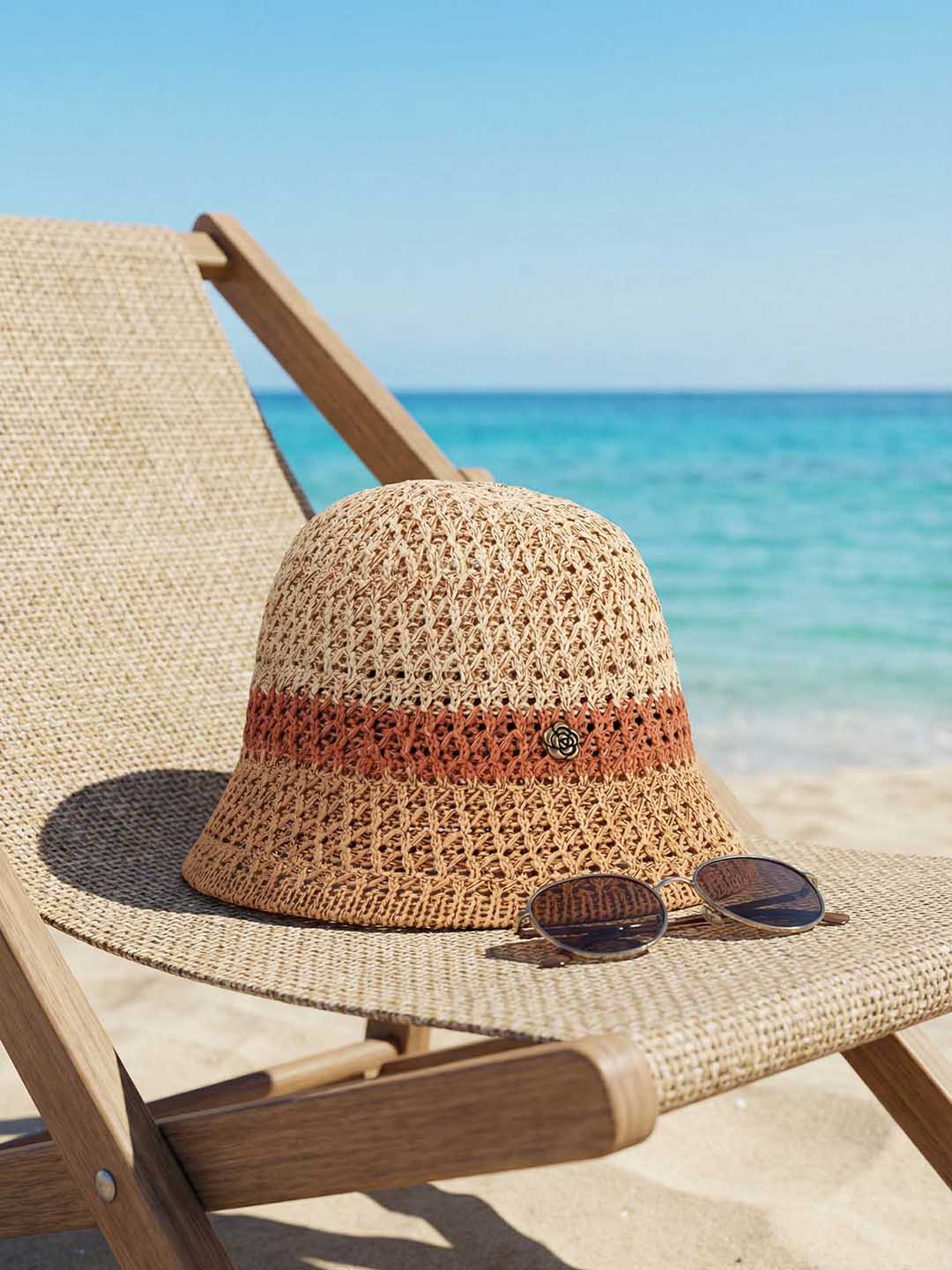 Multi Crochet Beach Bucket Hat