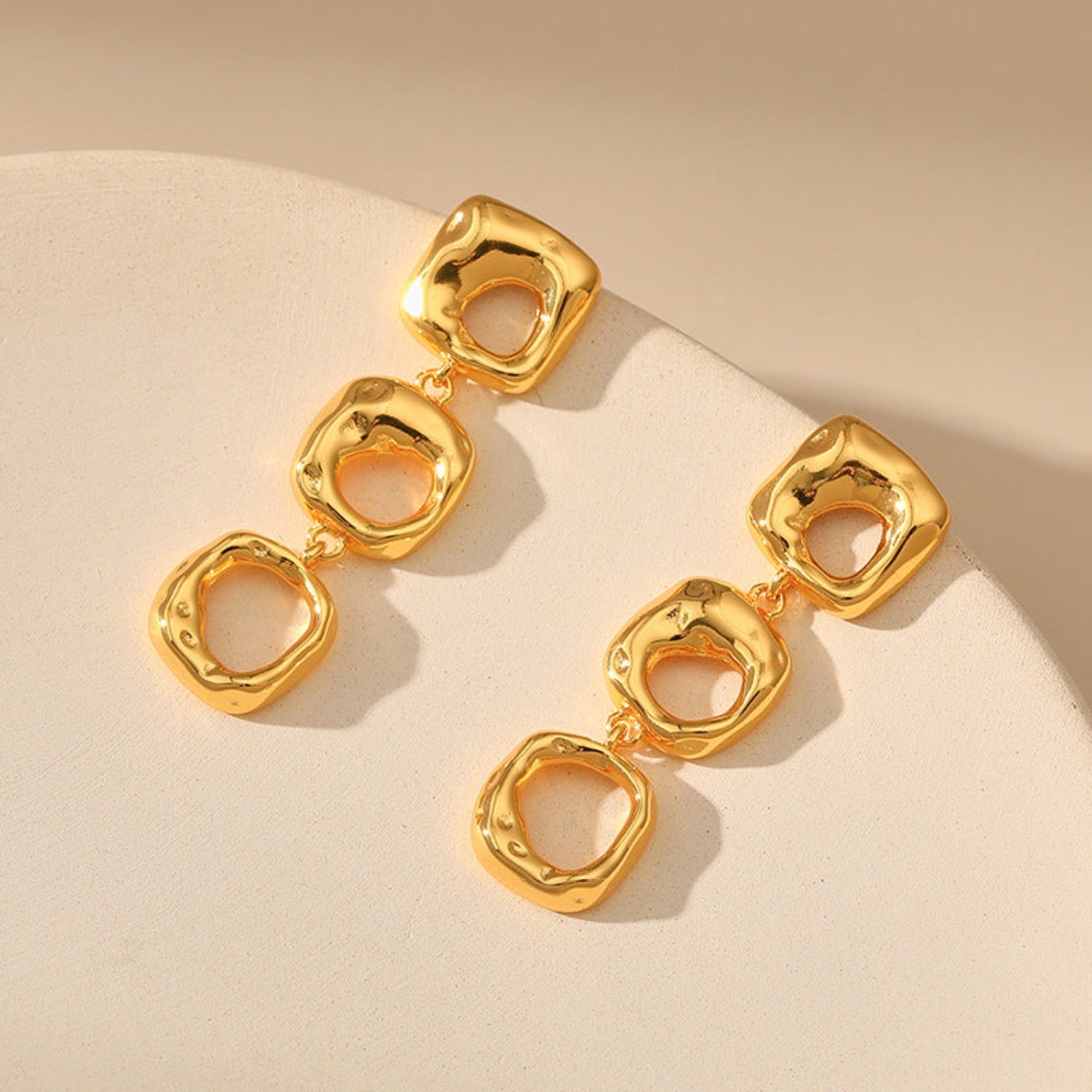 Gold Pin Earring