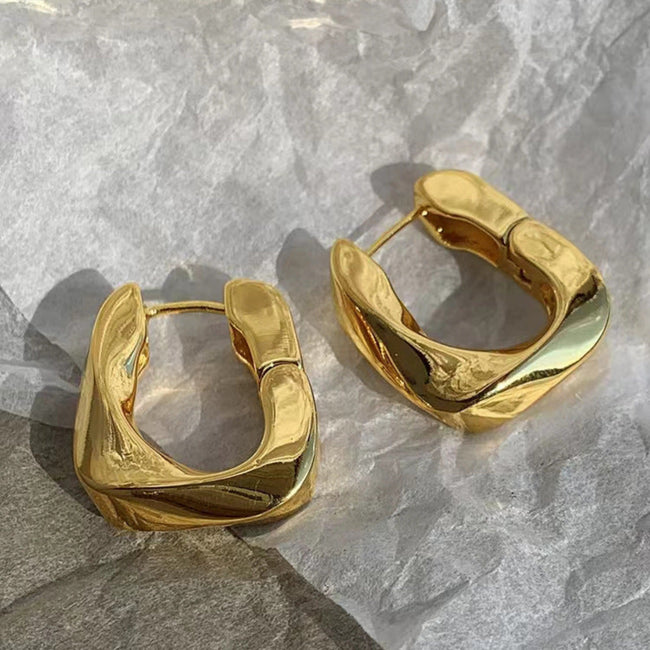 Gold Hoop Earring