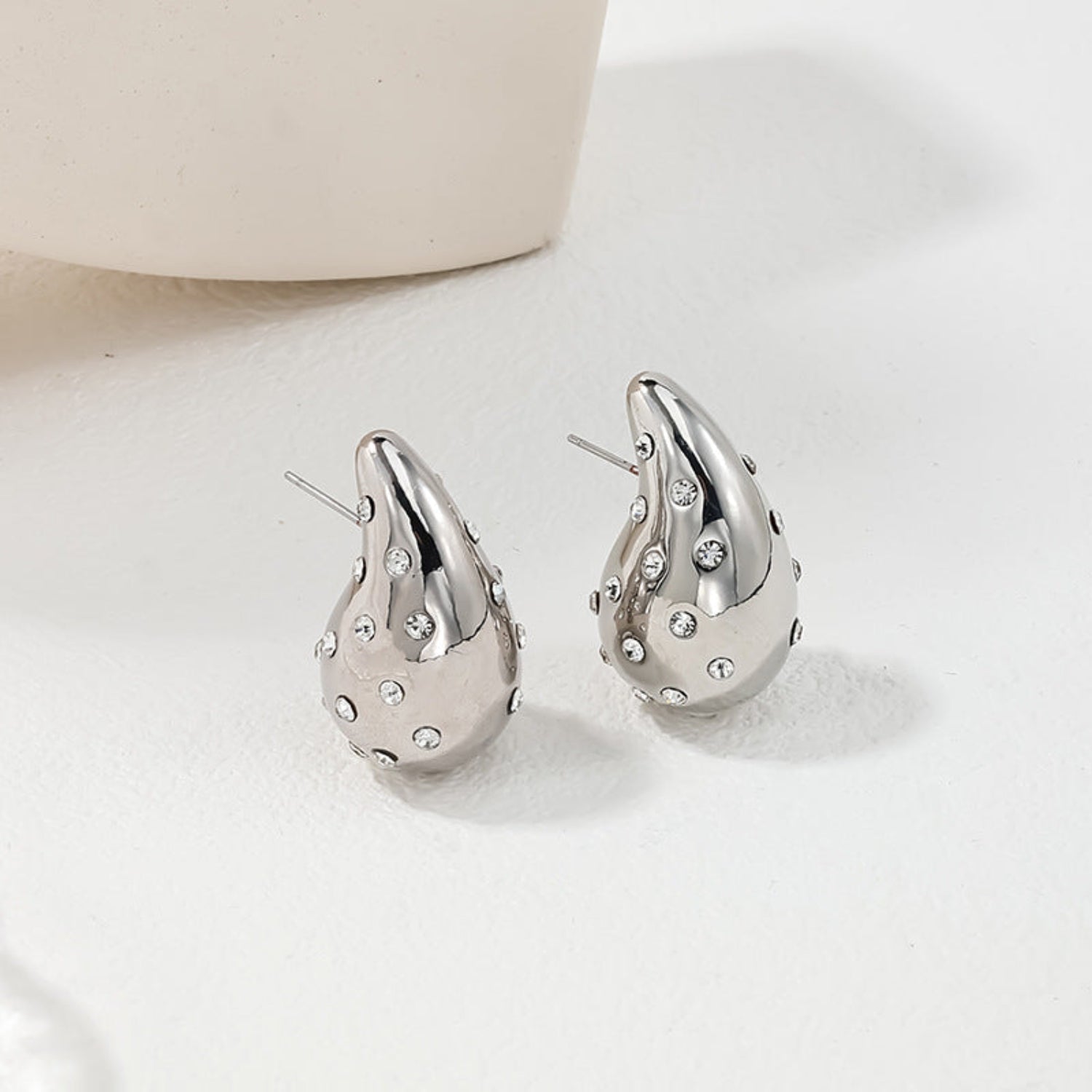 Silver Pin Earring
