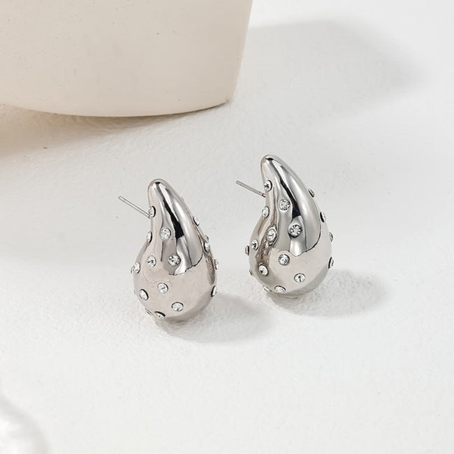Silver Pin Earring