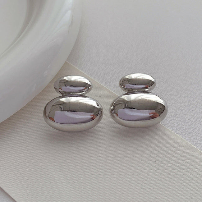 Silver Pin Earring