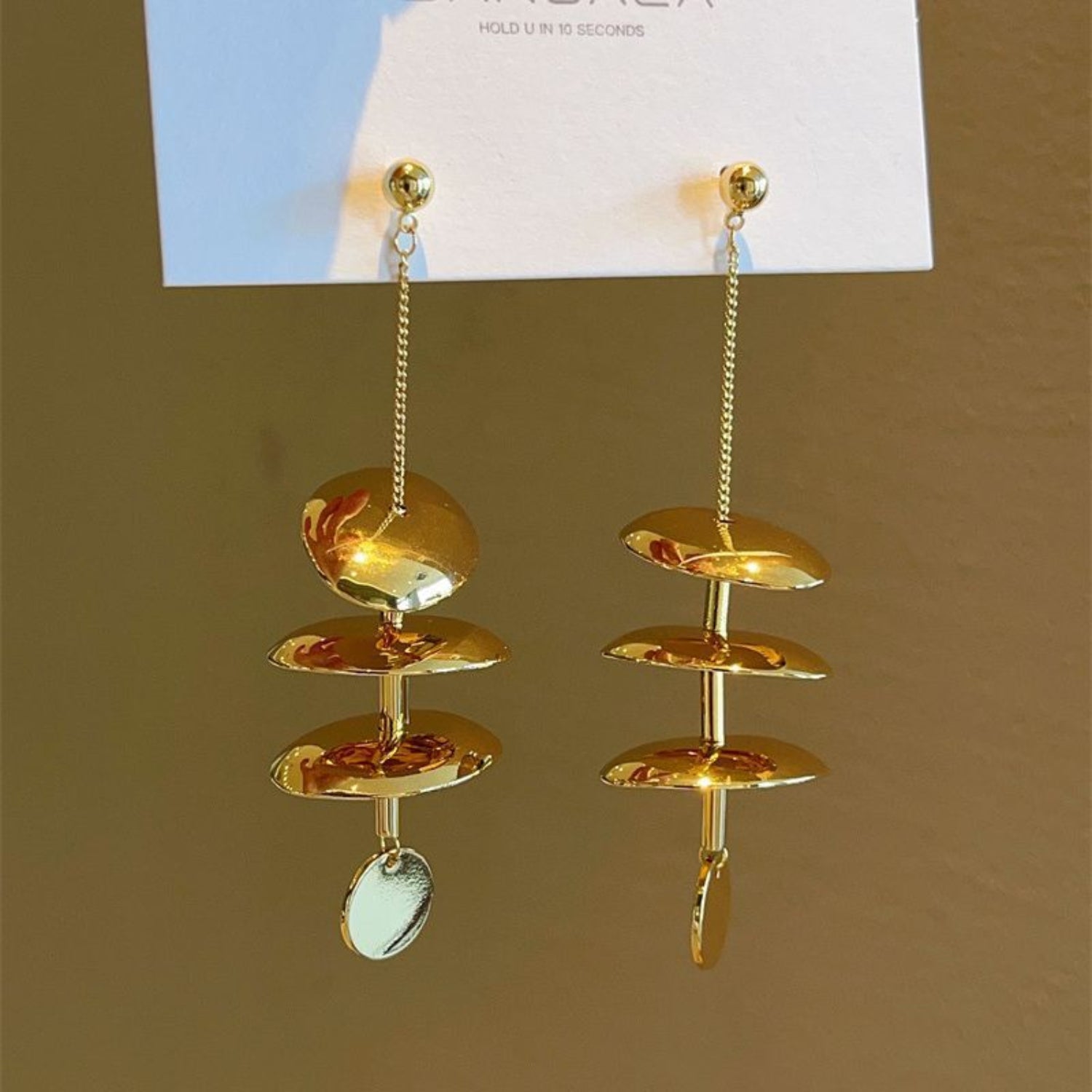 Gold Artificial Earring