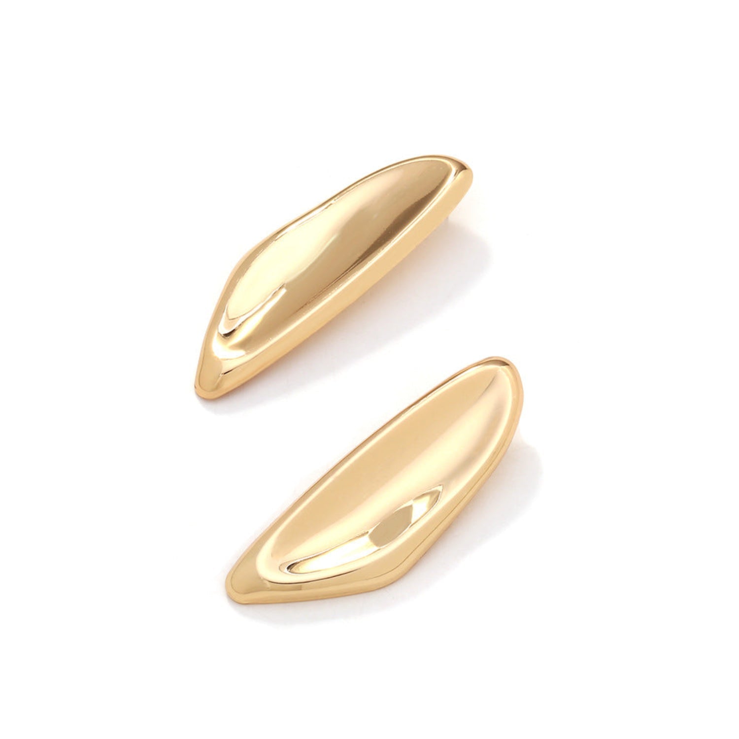 Textured European Lite Metal Earring