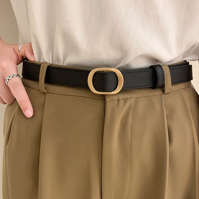 Women Black Hole Free Belt