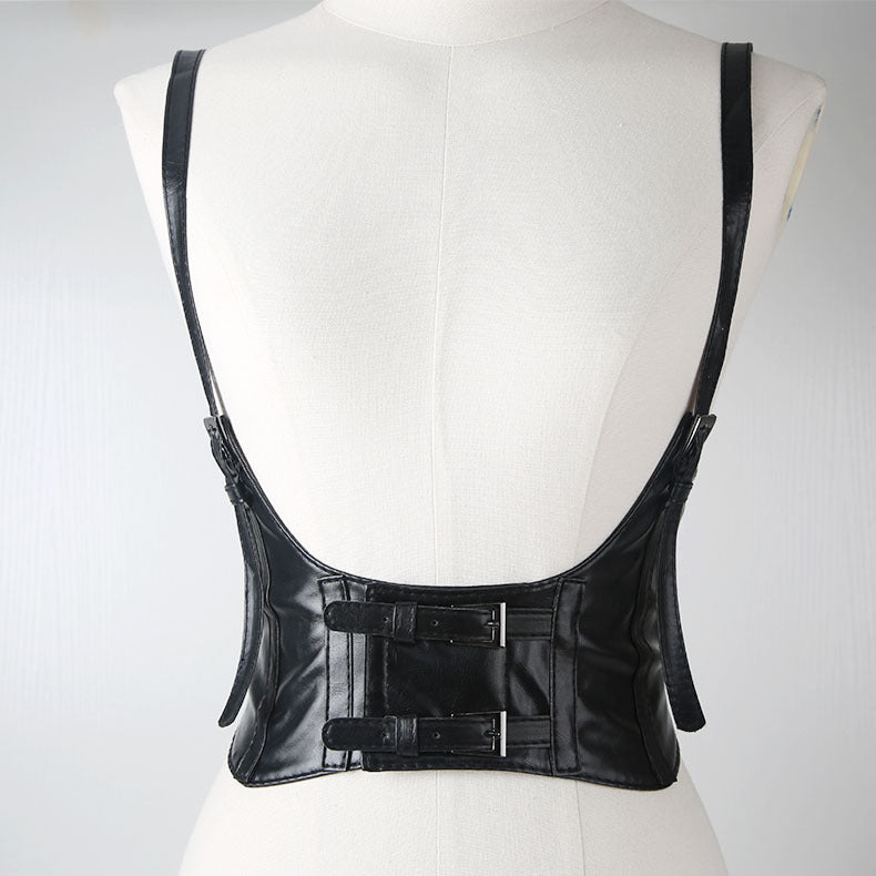 Women Black Spender Style Belt