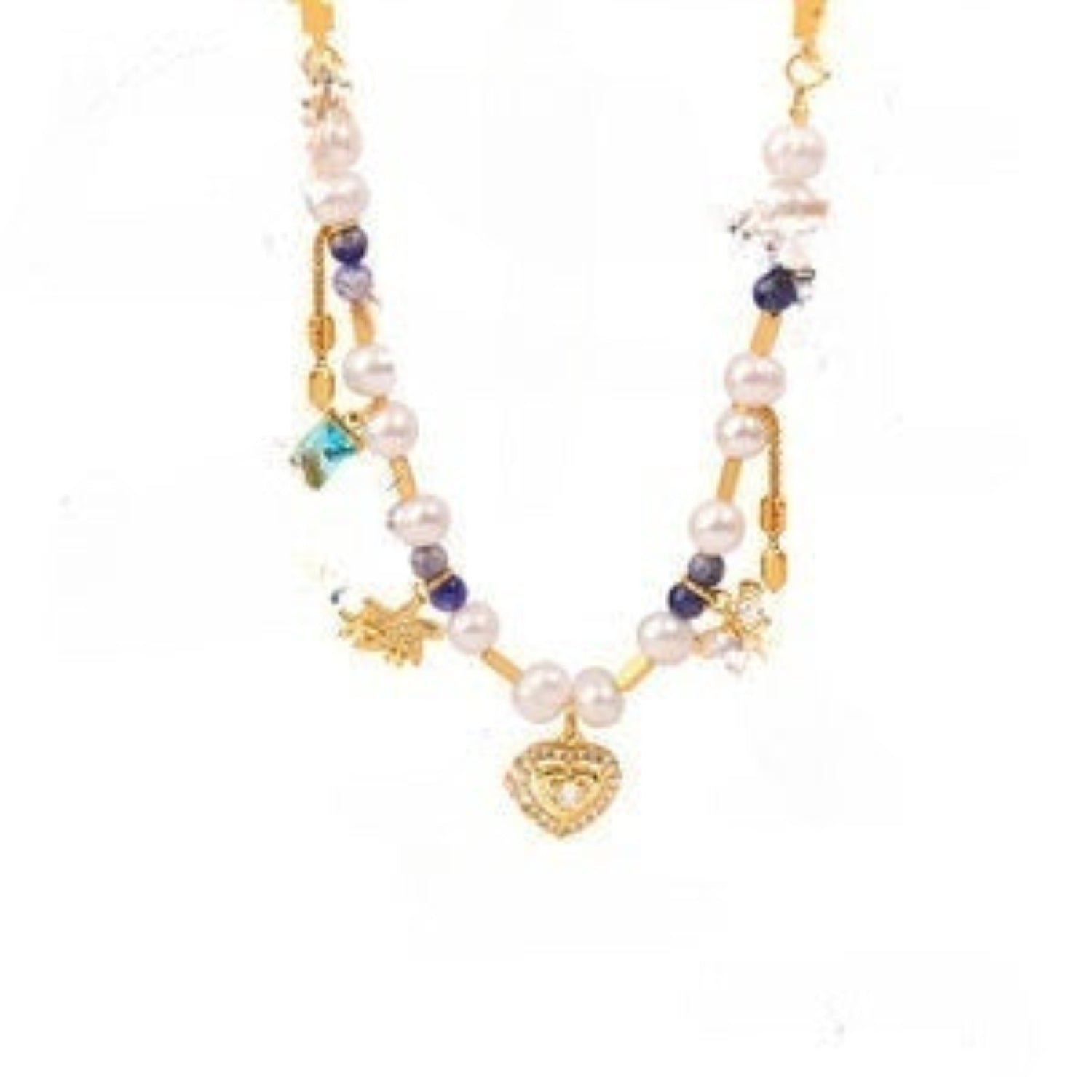Multicolor Stone Gemstone Necklace