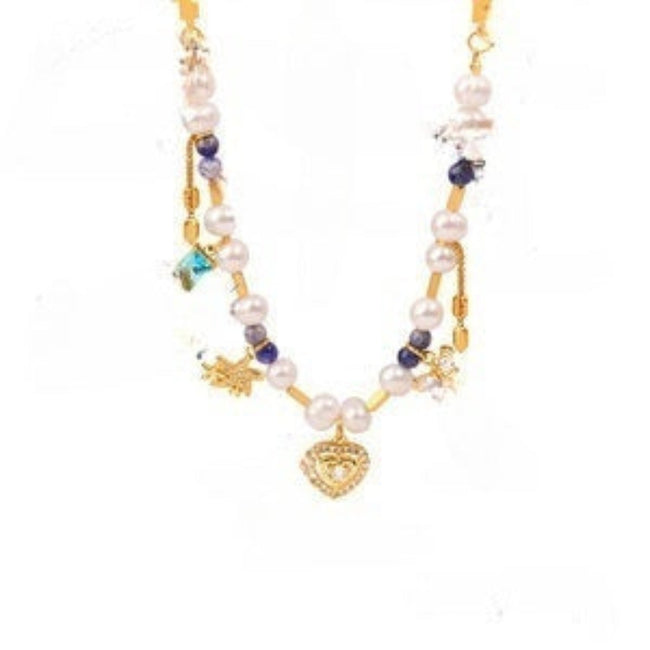 Multicolor Stone Gemstone Necklace