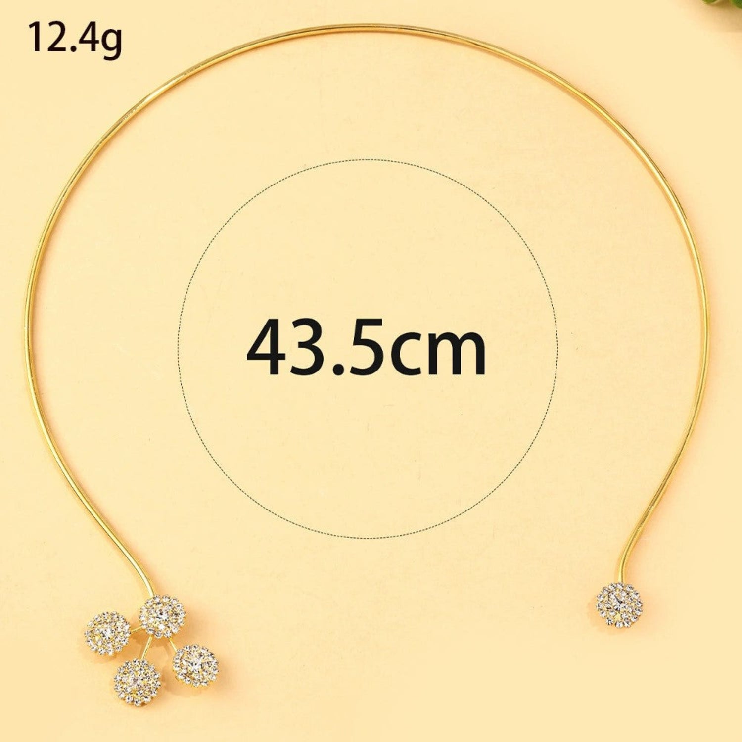 Golden Bloom Open Choker Necklace