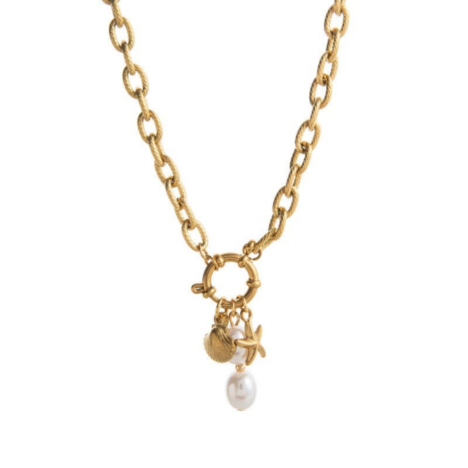 Coastal Charm Pearl Necklace