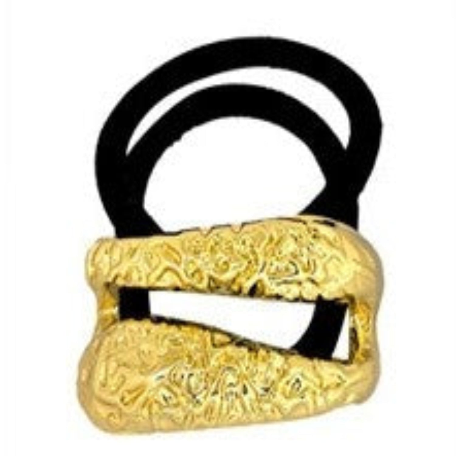 Molten Gold Textured Hair Tie