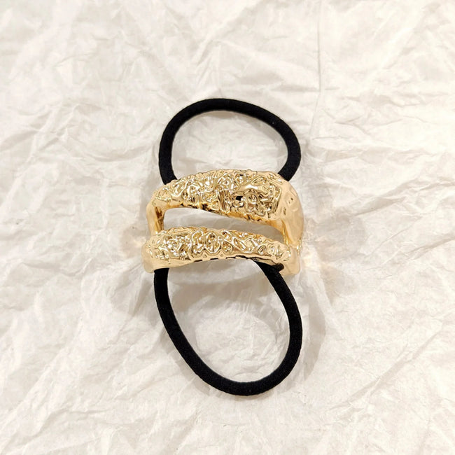Molten Gold Textured Hair Tie
