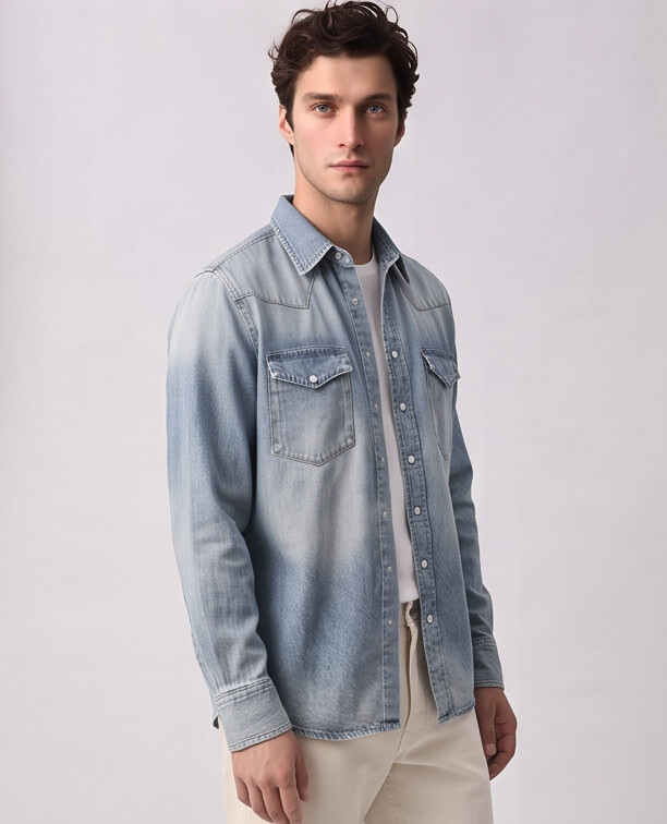 Sunworn Western Denim Shirt
