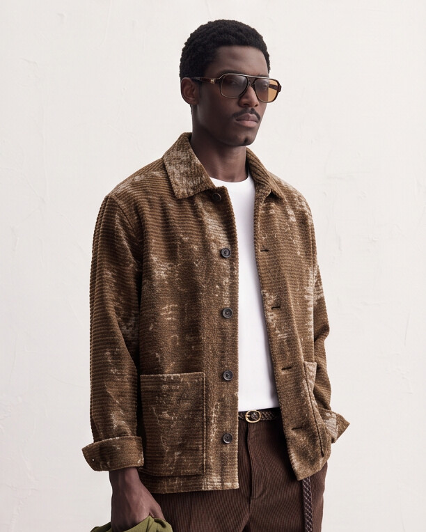 Weathered Camel Shacket