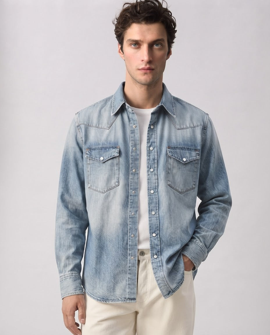 Sunworn Western Denim Shirt