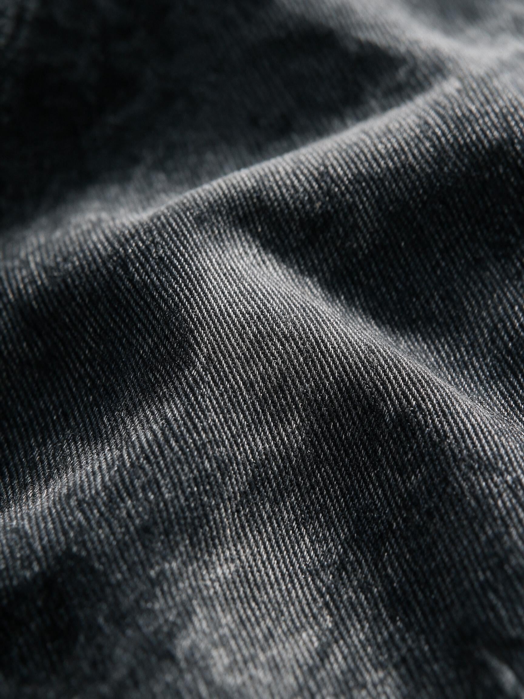 Men Dark Grey Baggy Jeans