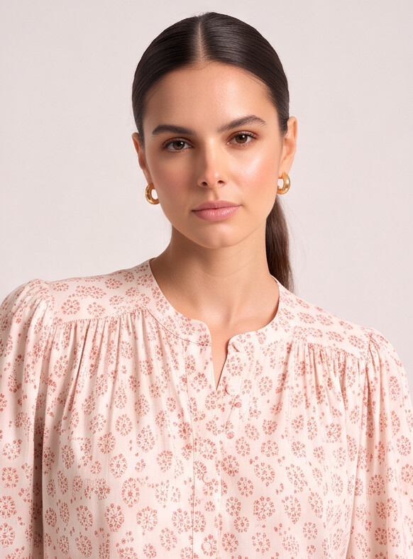 Women Multi Relaxed Volume Sleeve Shirt