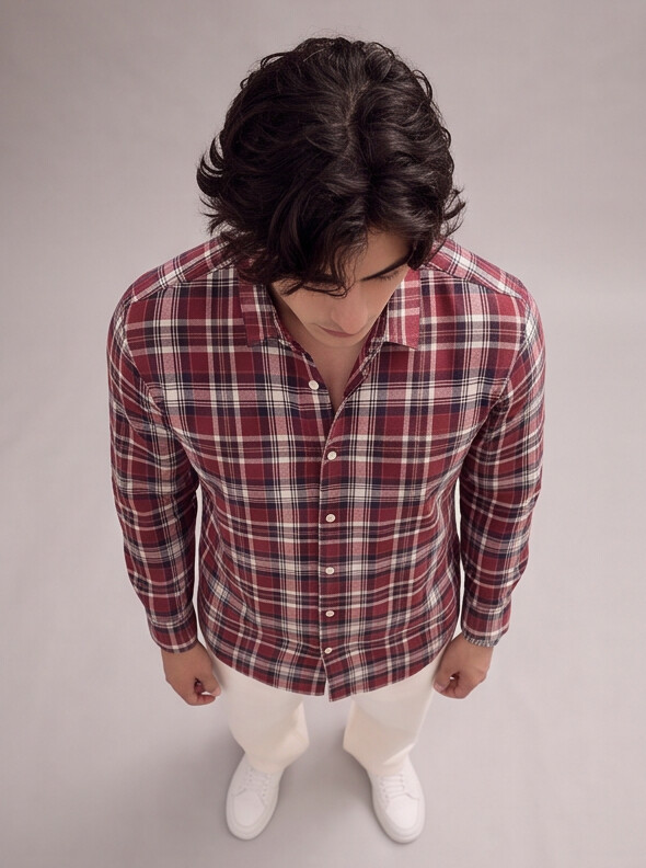 Men Multi Checked Button-Up Shirt
