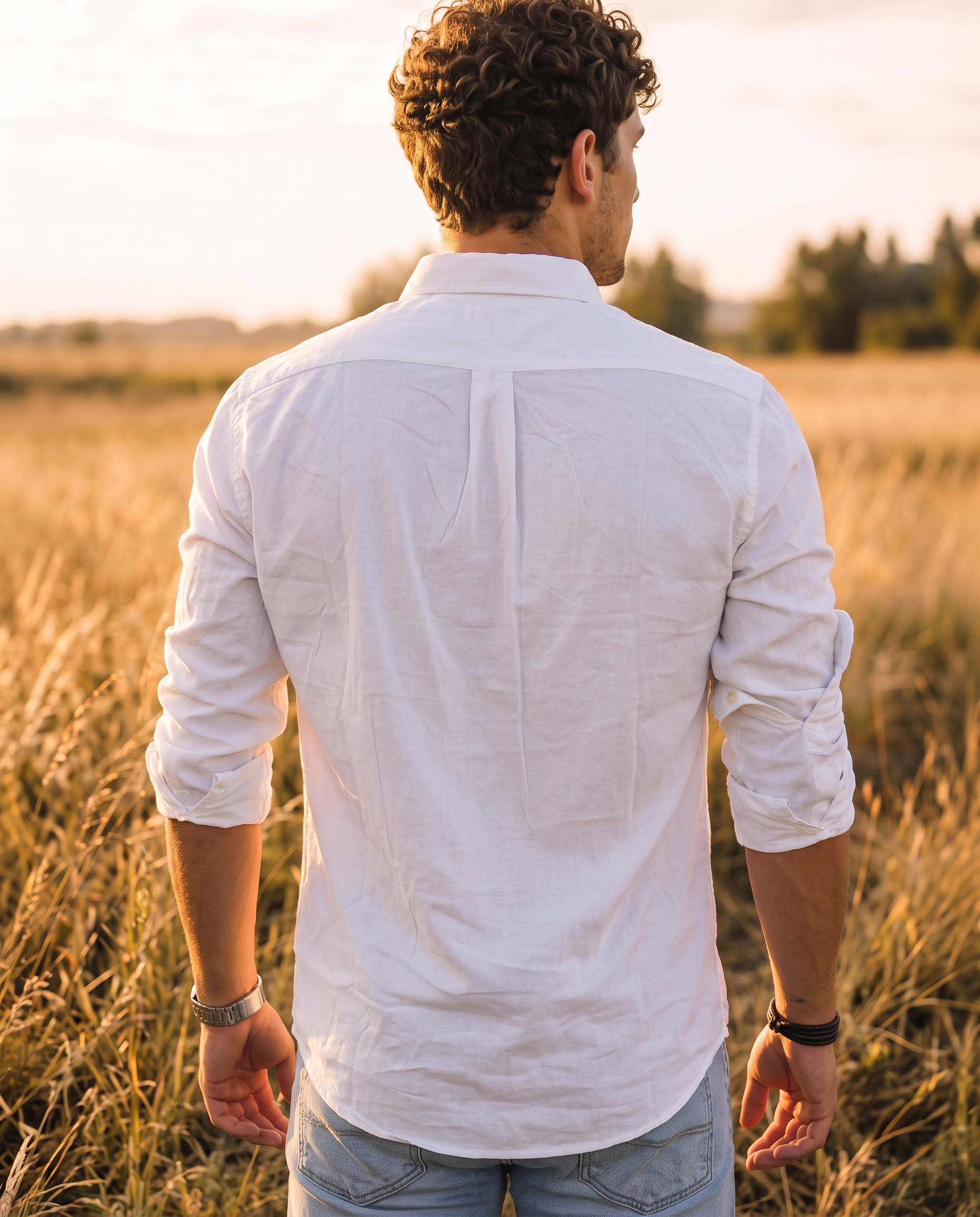Men White Regular Shirt