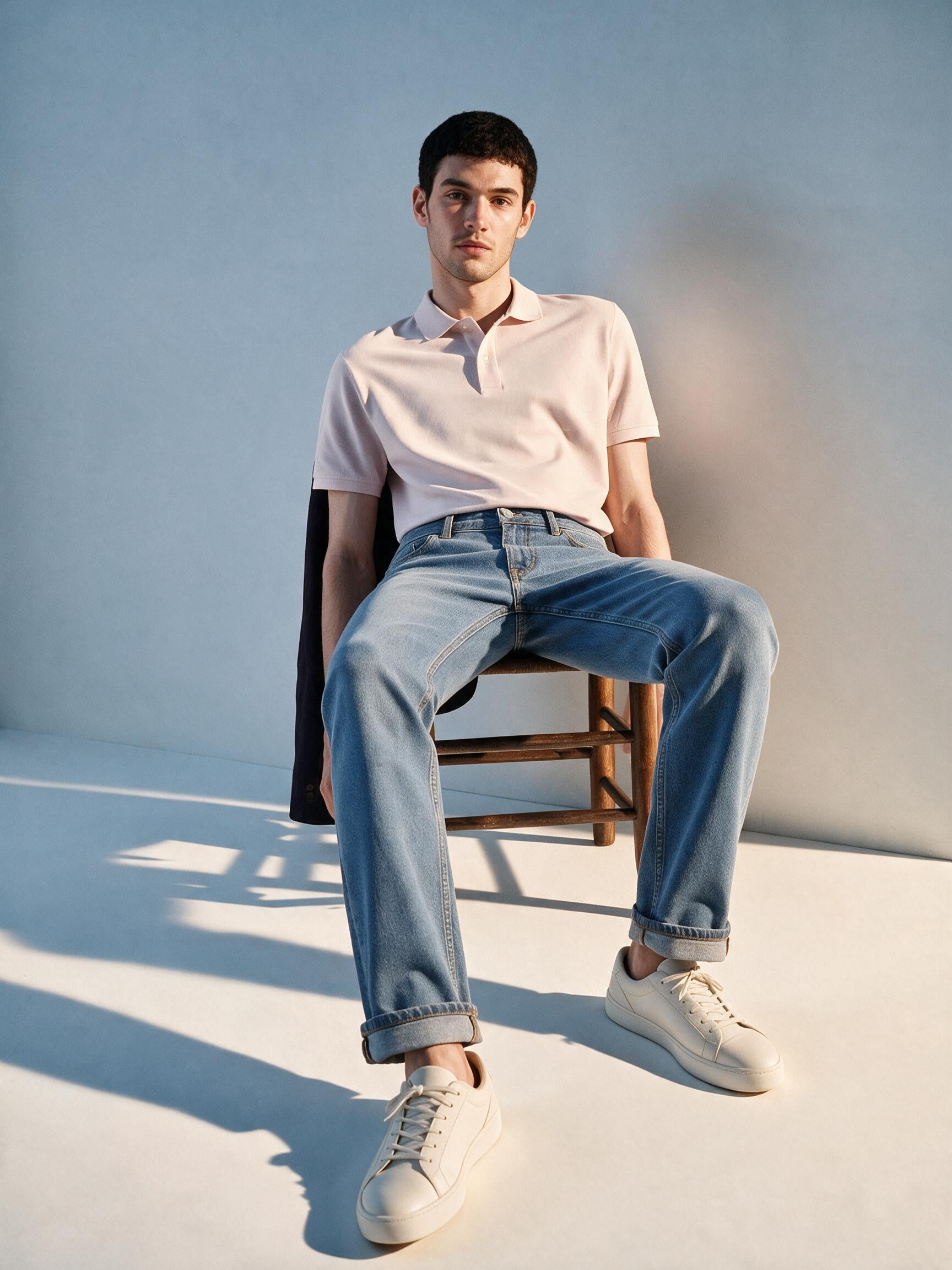 Men Blue Straight Fit Jeans
