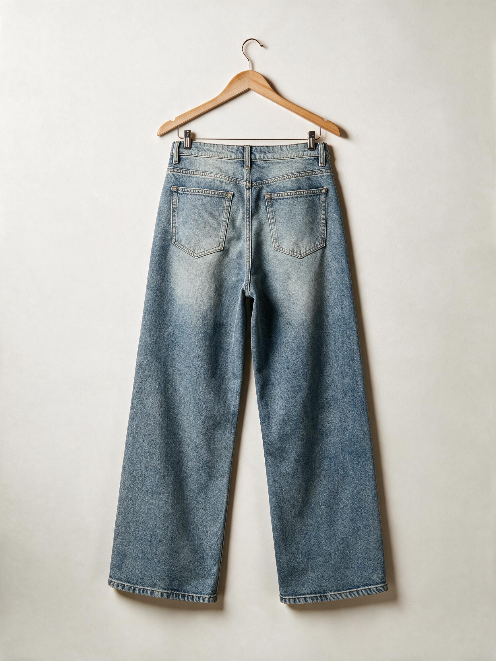 Men Blue Baggy Jeans