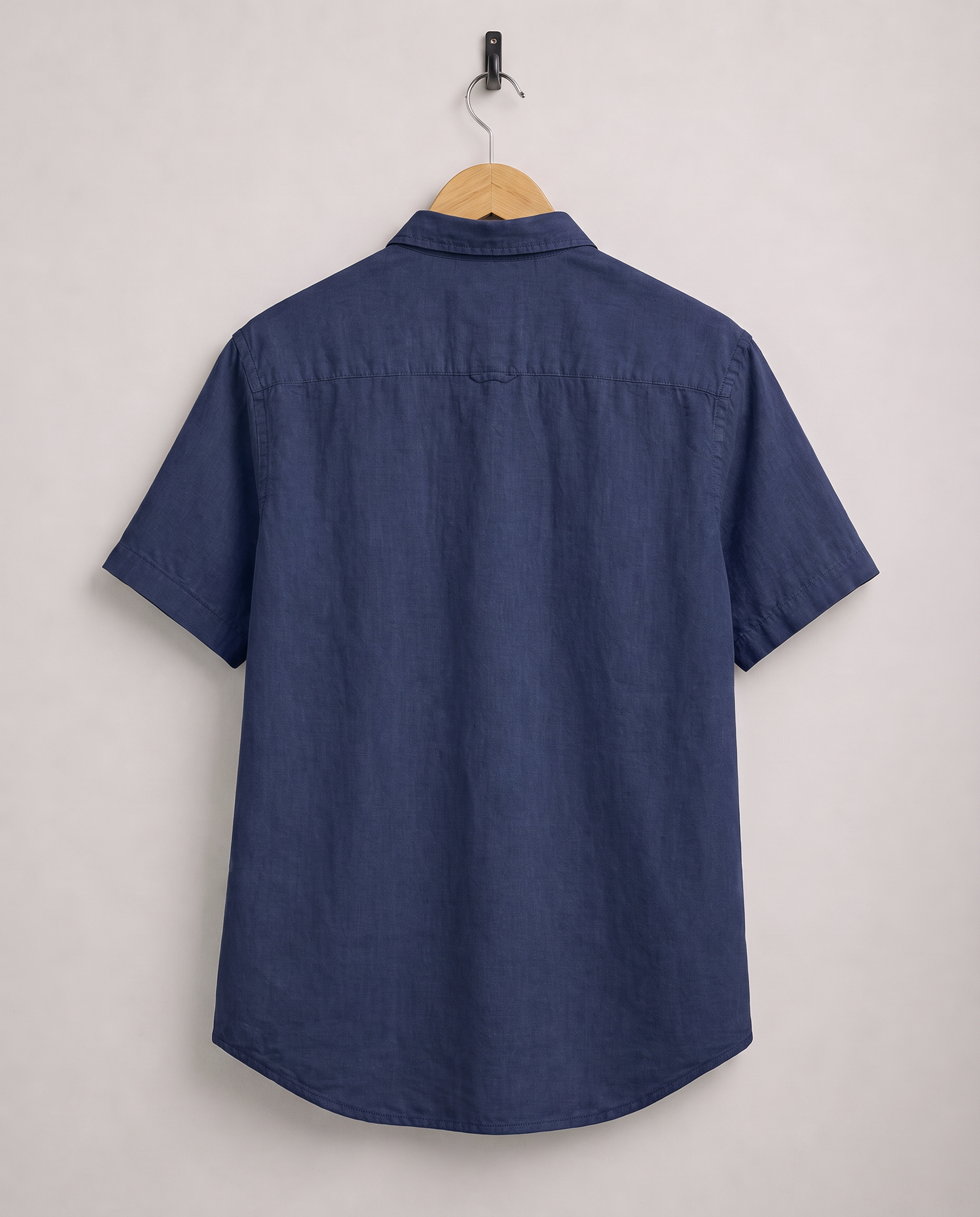 Men Navy Regular Shirt