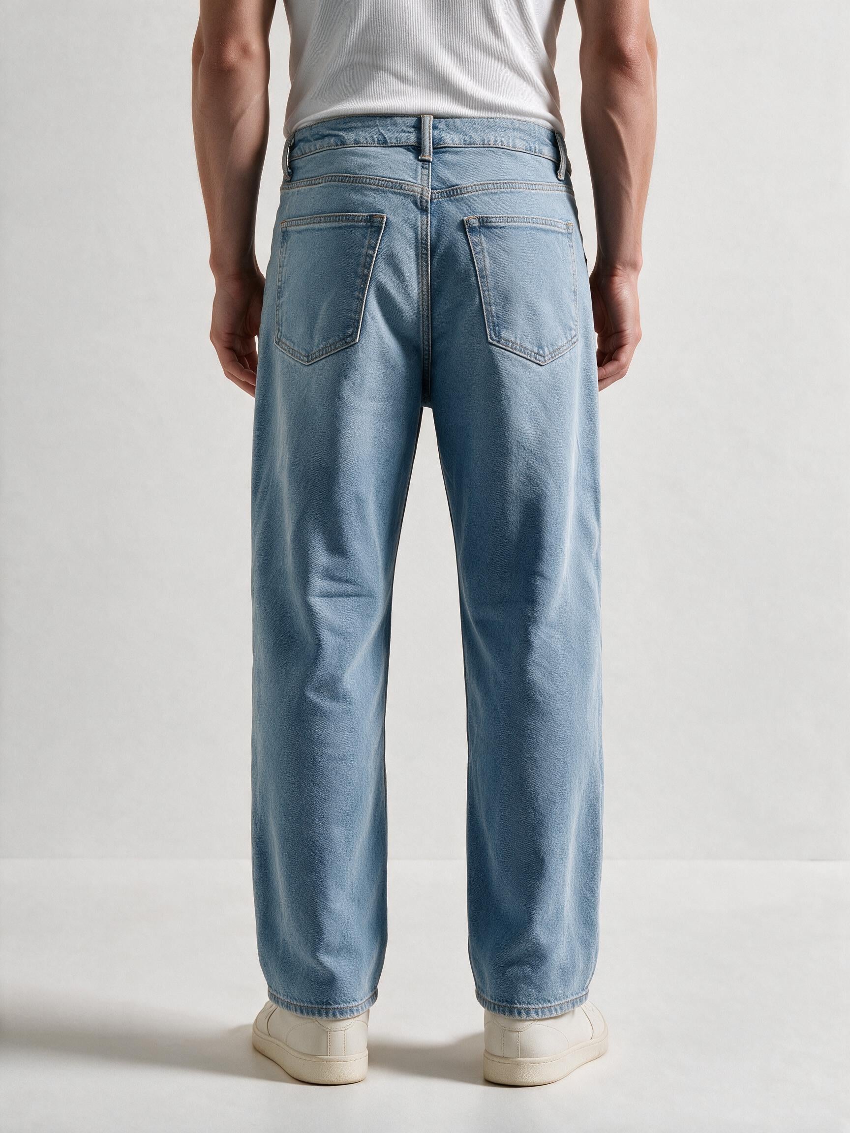 Men Blue Straight Fit Jeans