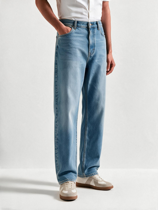 Men Blue Straight Fit Jeans