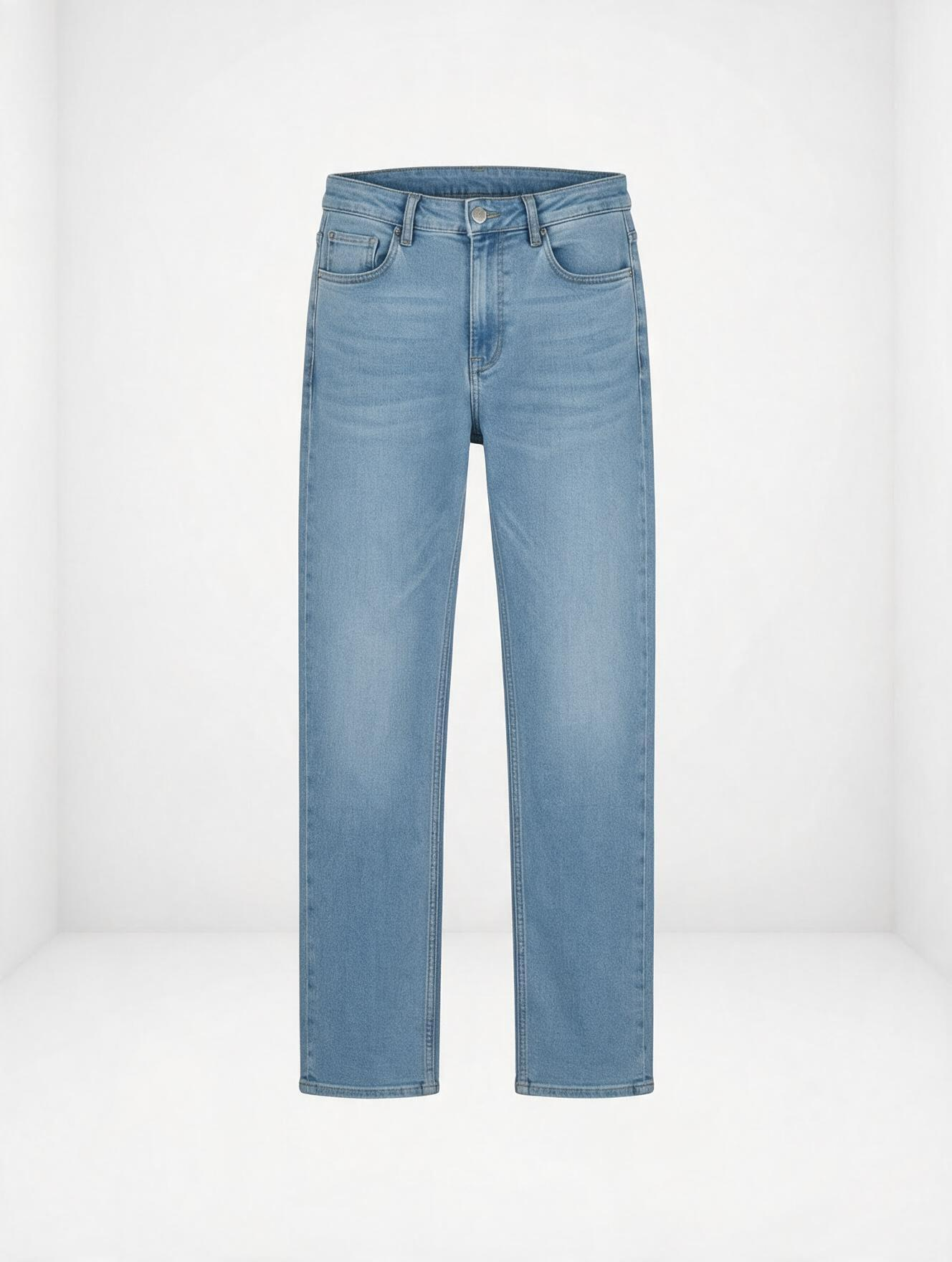 Men Blue Straight Fit Jeans