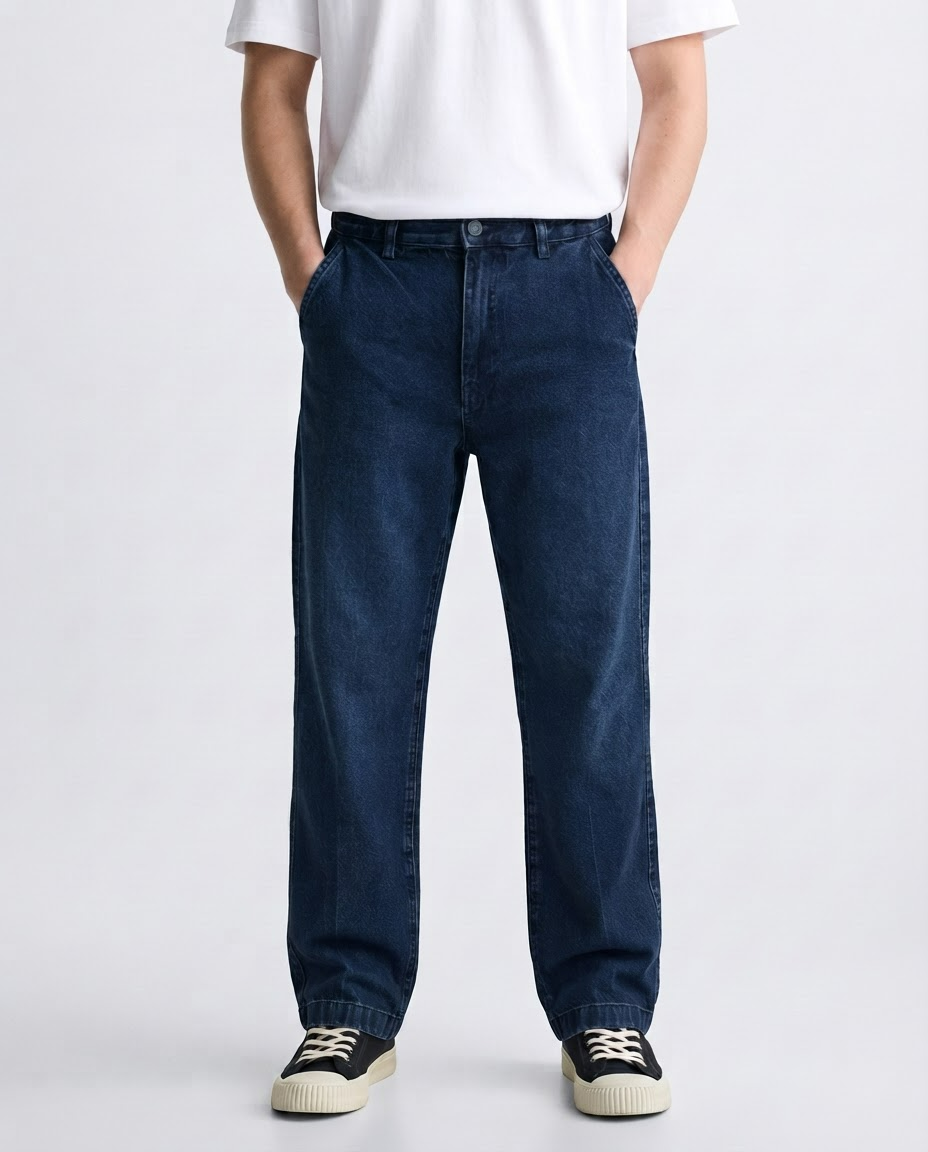 Men Navy Jeans