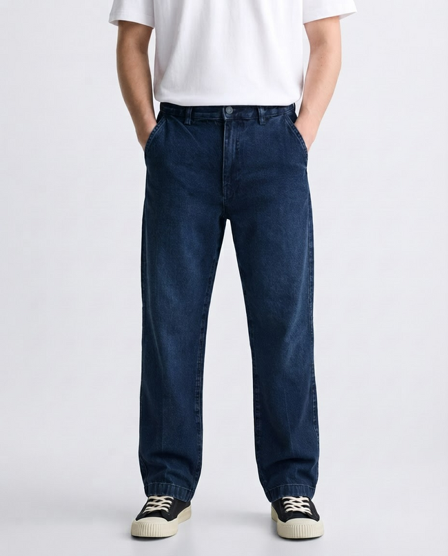 Men Navy Jeans