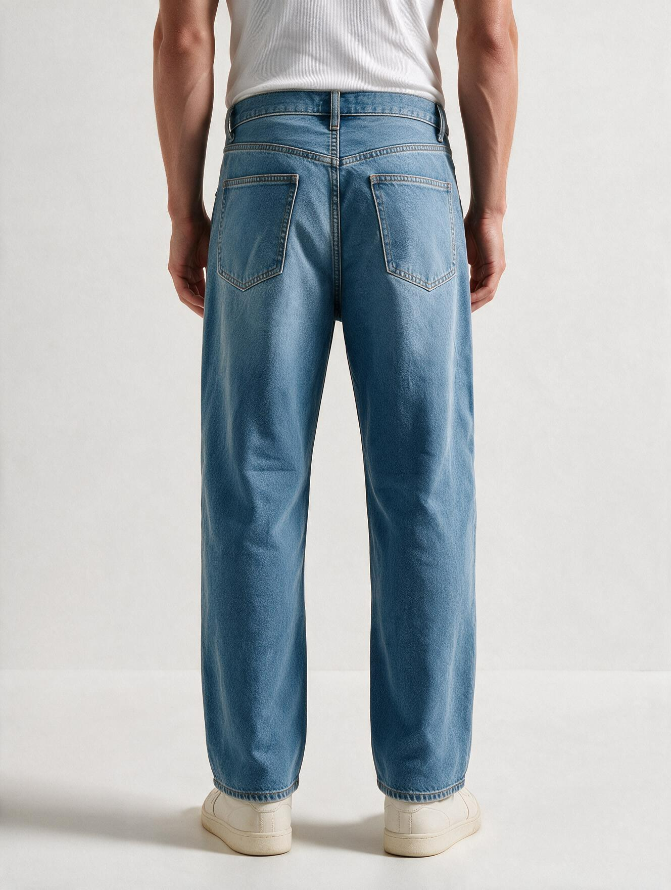 Men Blue Straight Fit Jeans